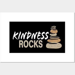 Kindness Rocks Be Kind Zen Rocks Posters and Art